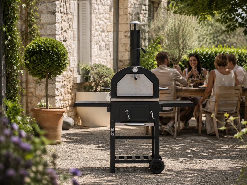 Four à pizza et barbecue 2 en 1 DUO 01
